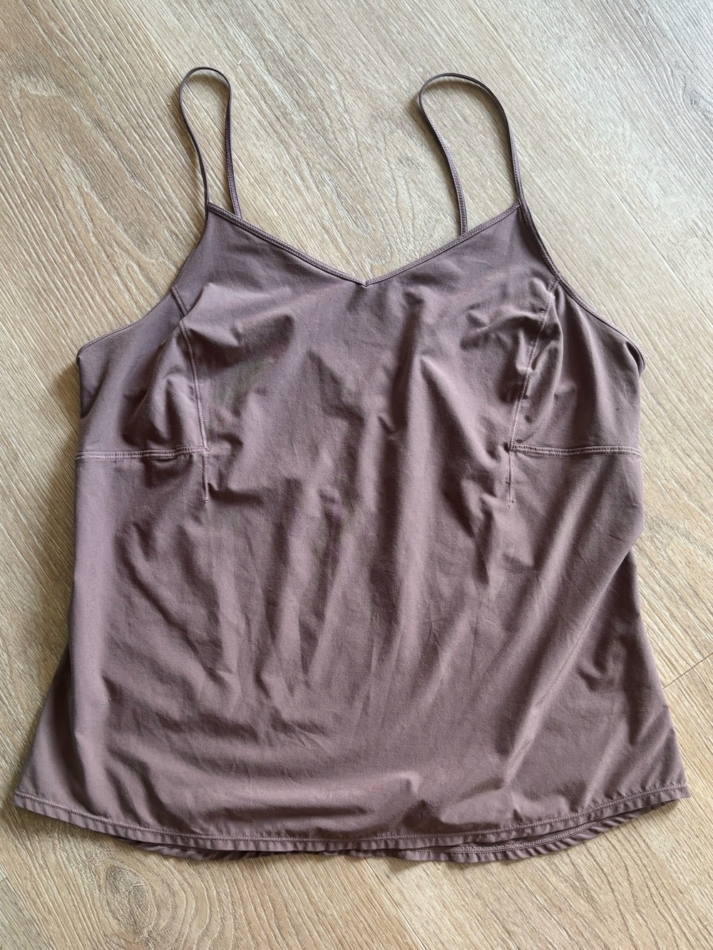 Prana Mauve-Brown Spaghetti Strap Cami